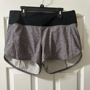 Speed Up Mid-Rise Lined Short 4in | Lululemon | Grey | Size 8